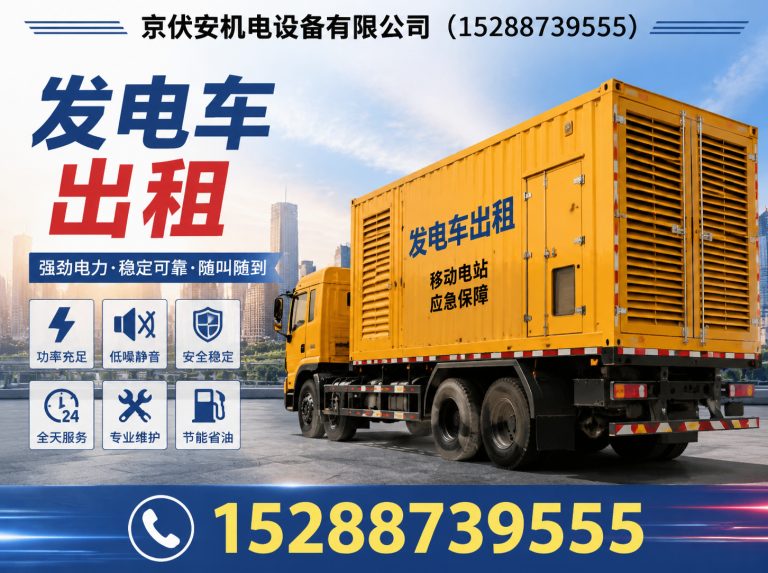 定州静音发电车租赁展示图