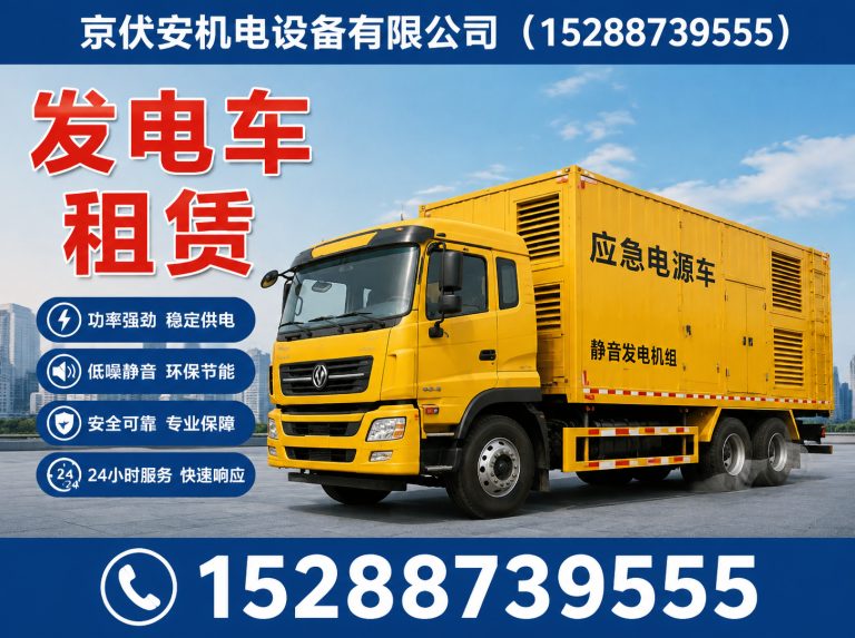 定州发电车租赁展示图
